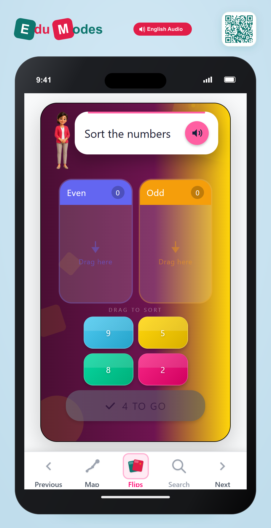 Sort Digits - Interactive Learning Game Preview