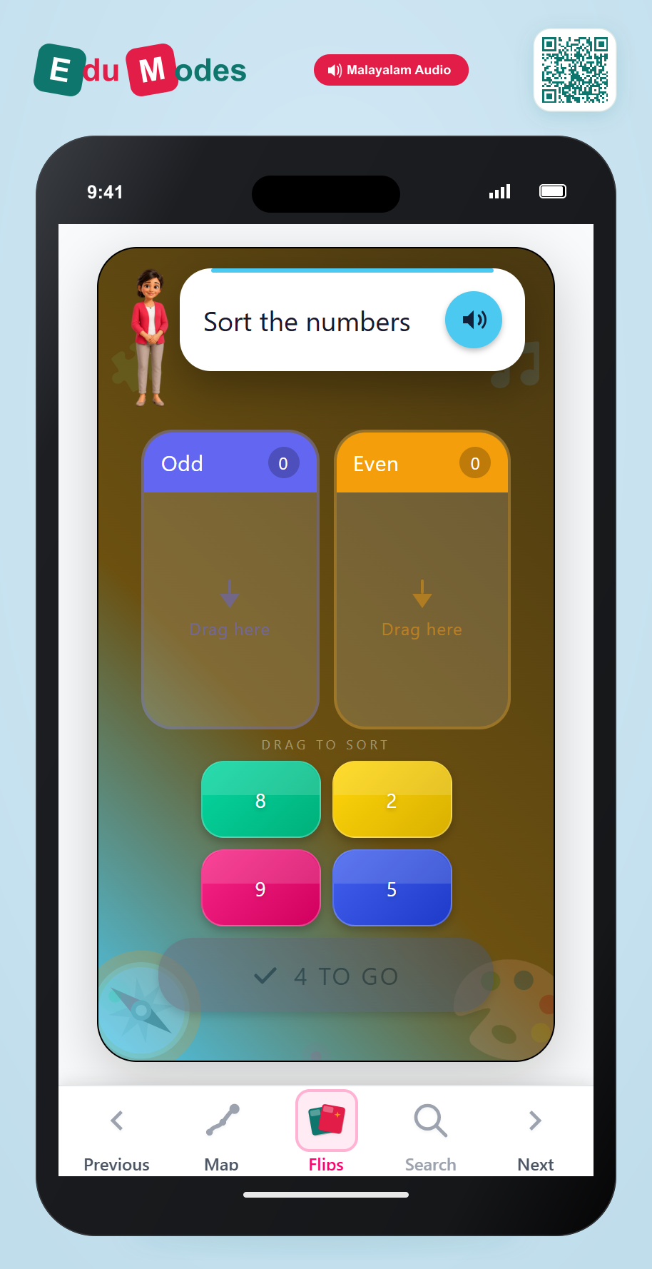 Sort Digits - Interactive Learning Game Preview