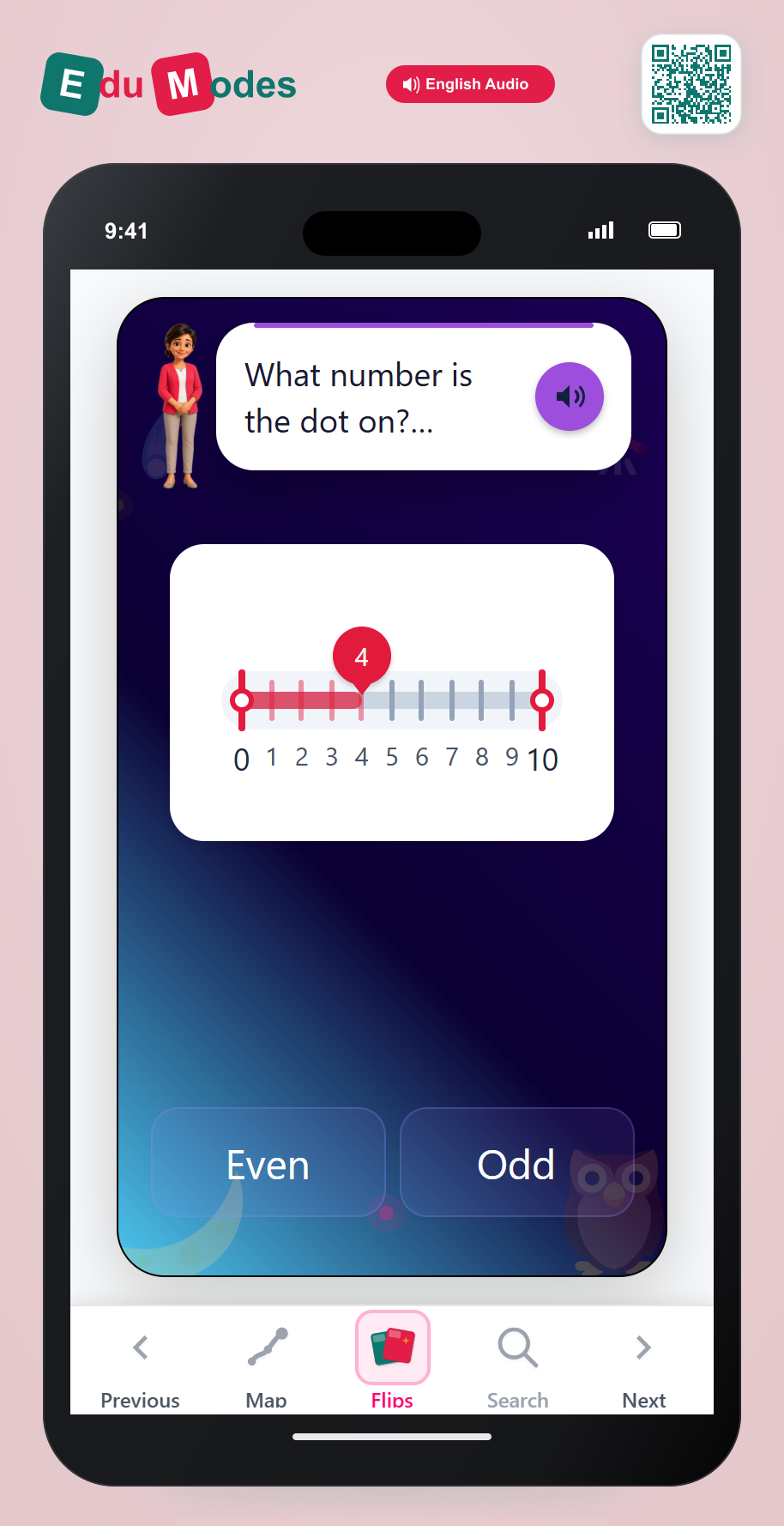 Even or Odd Number Line 1 - Interactive Learning Game Preview