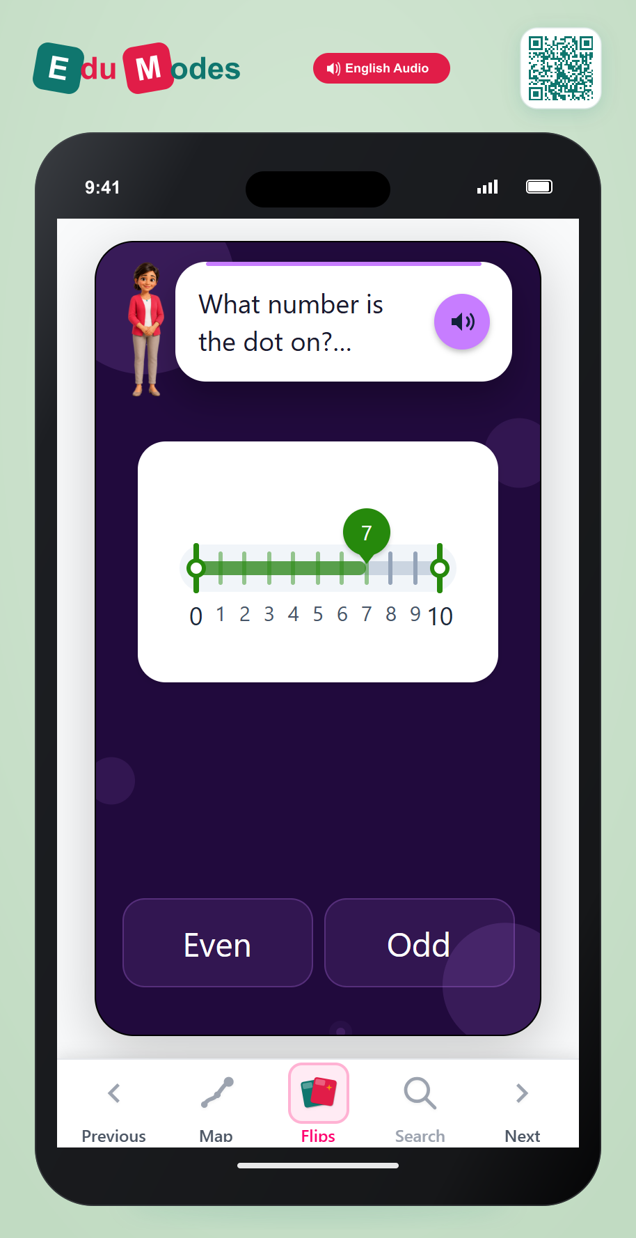 Even or Odd Number Line 3 - Interactive Learning Game Preview