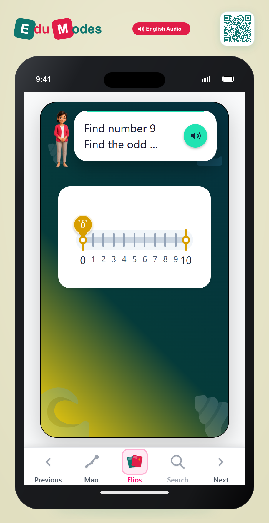Even or Odd Number Line 4 - Interactive Learning Game Preview