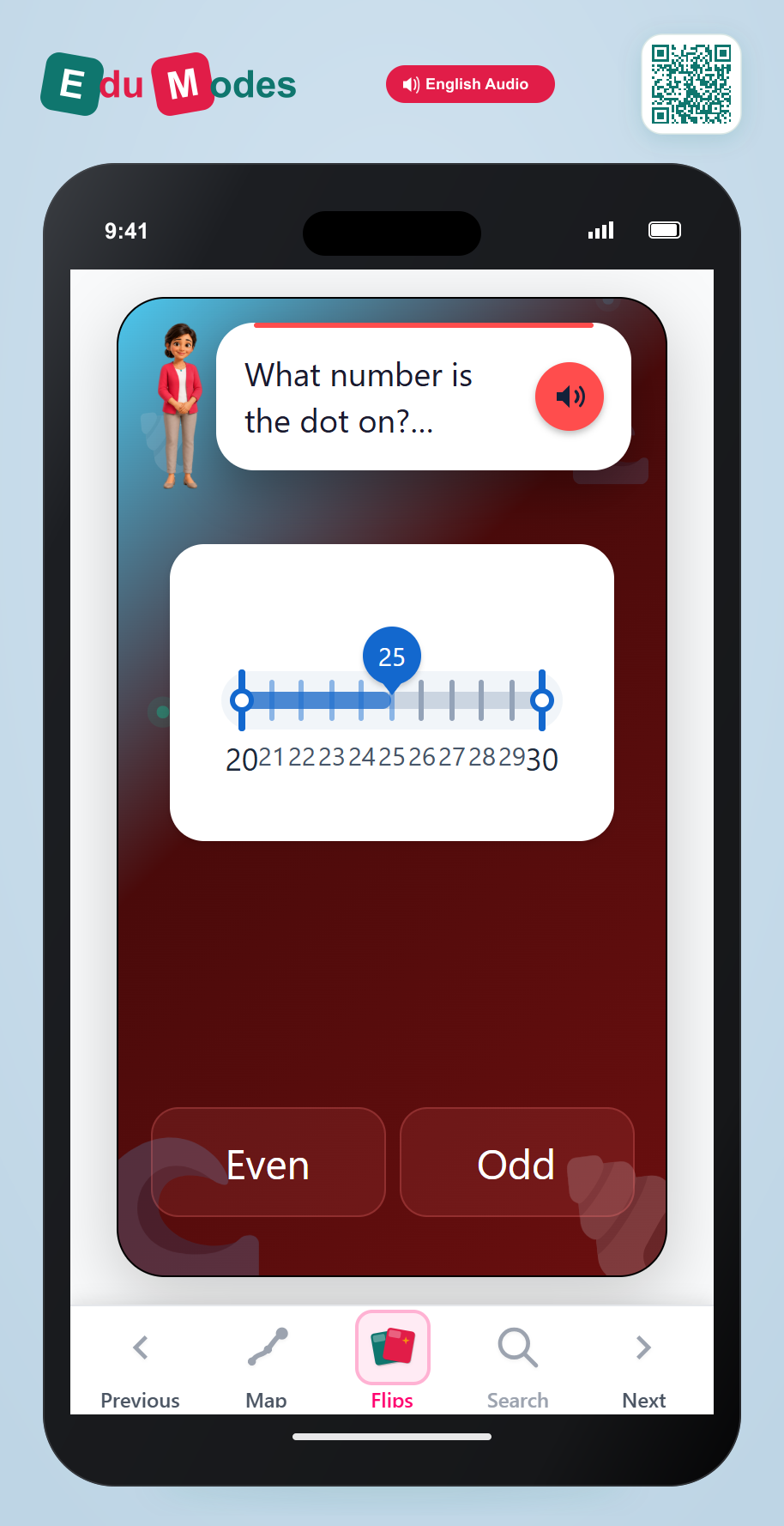 Even or Odd Number Line 9 - Interactive Learning Game Preview