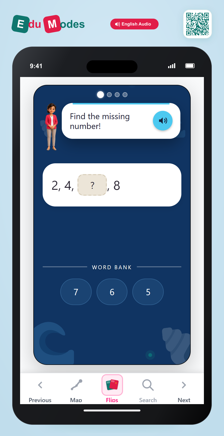 Skip-counting puzzles - Part 2 - Interactive Learning Game Preview