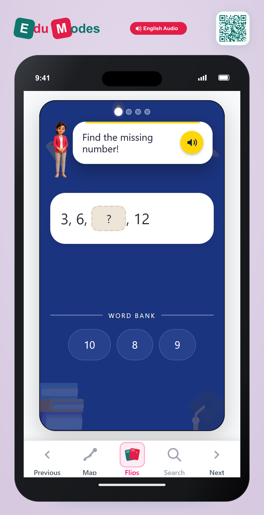 Skip-counting puzzles - Part 5 - Interactive Learning Game Preview