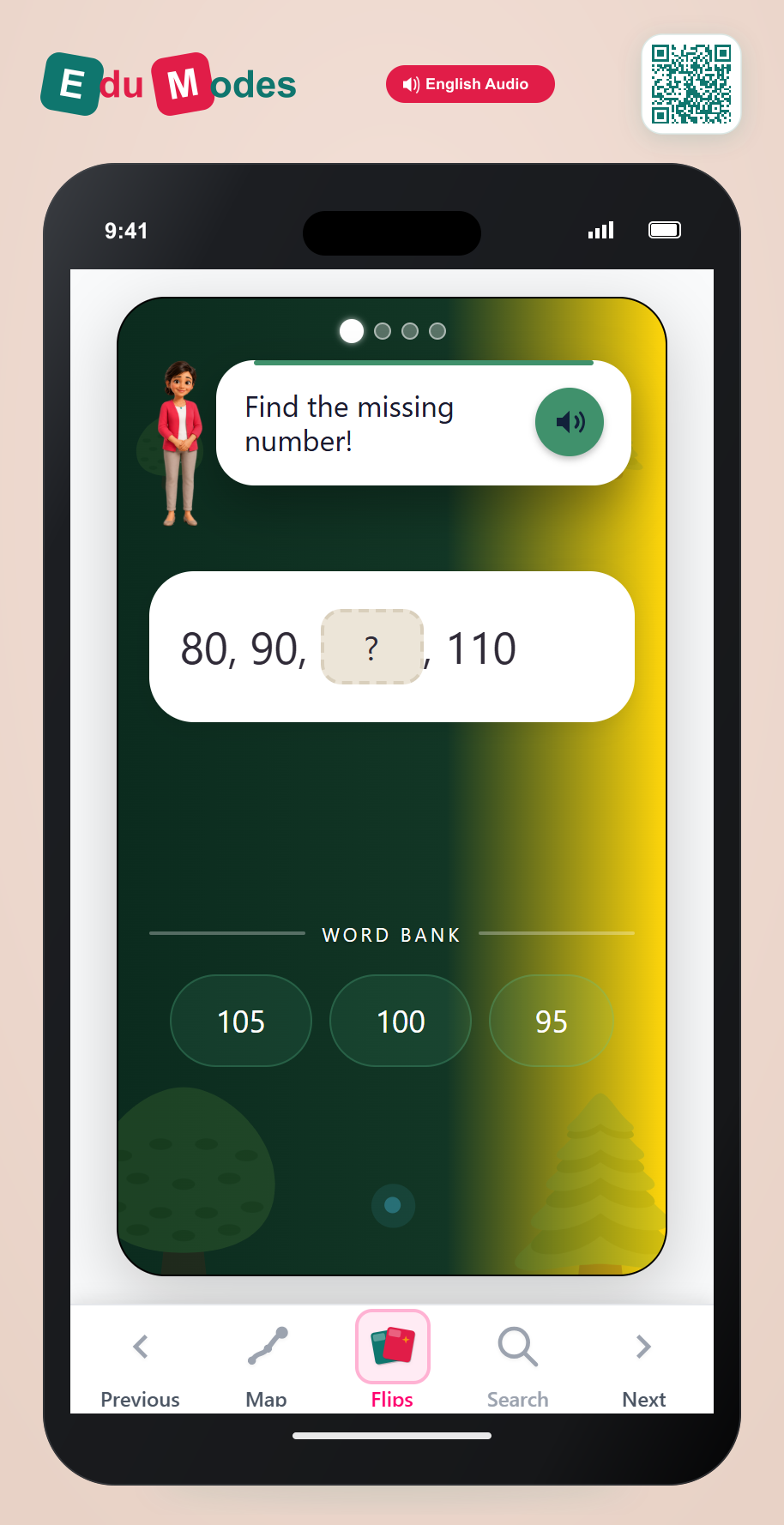 Skip-counting puzzles - Part 7 - Interactive Learning Game Preview