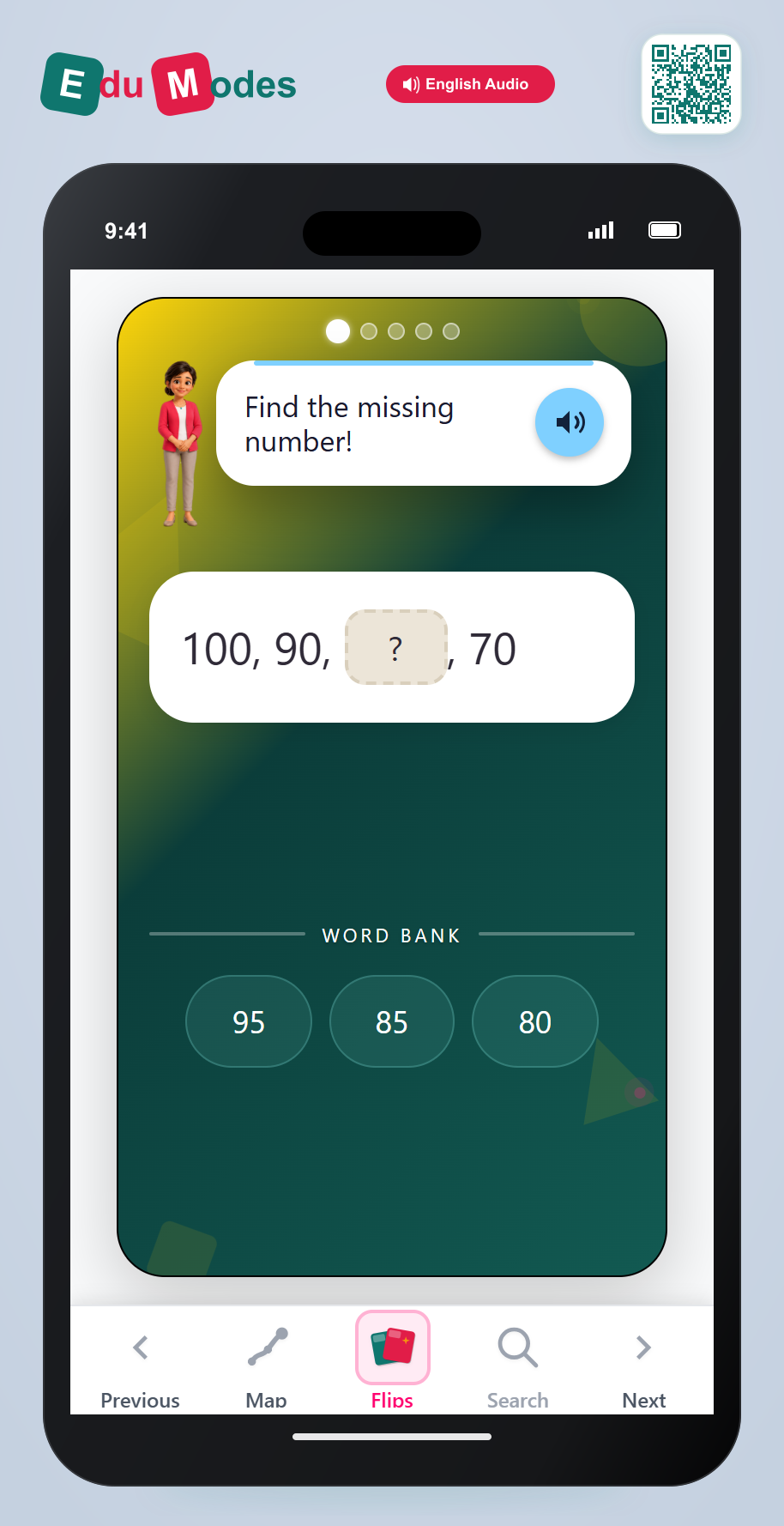 Skip-counting puzzles - Part 8 - Interactive Learning Game Preview