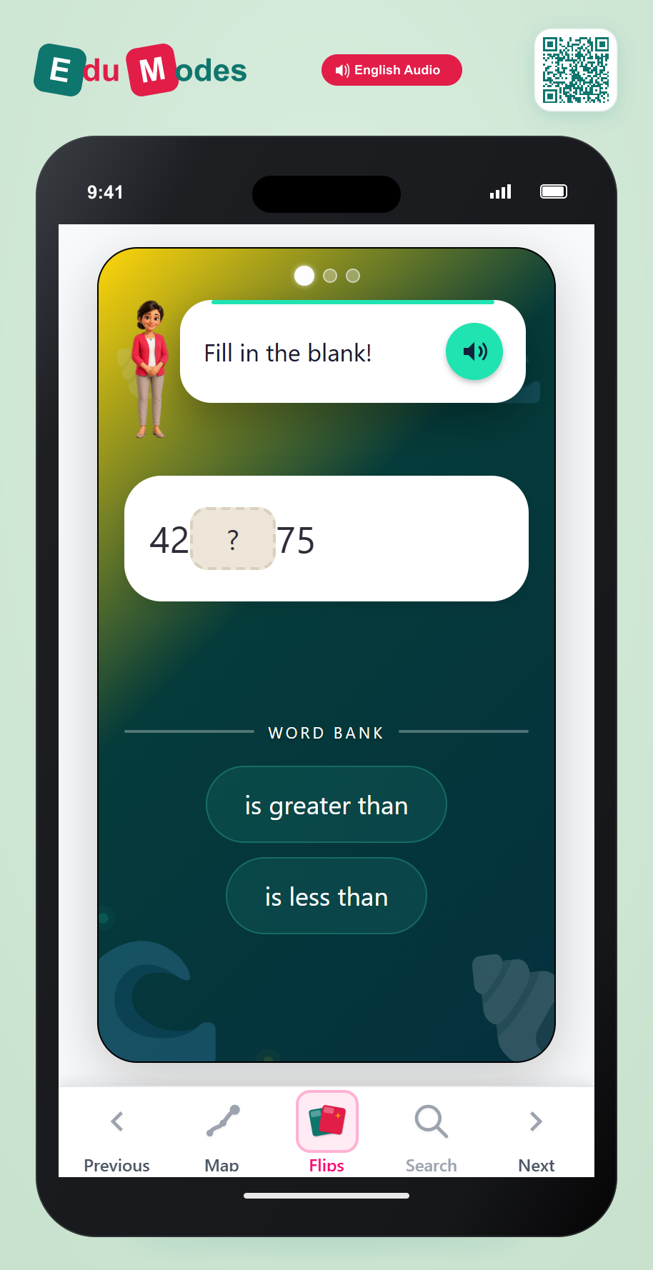 Comparing numbers up to 100 - Part 3 - Interactive Learning Game Preview