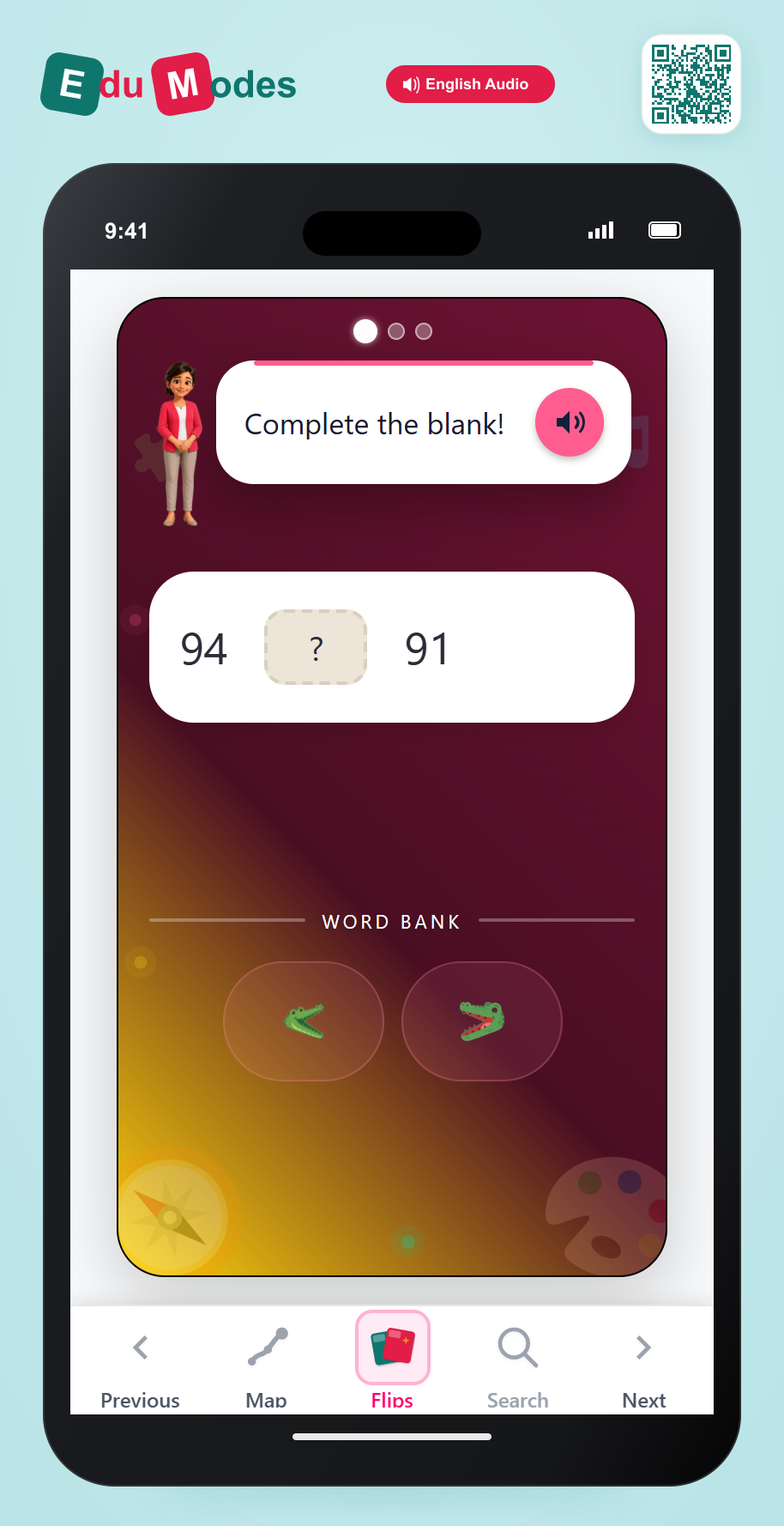 Comparing numbers up to 100 - Part 6 - Interactive Learning Game Preview