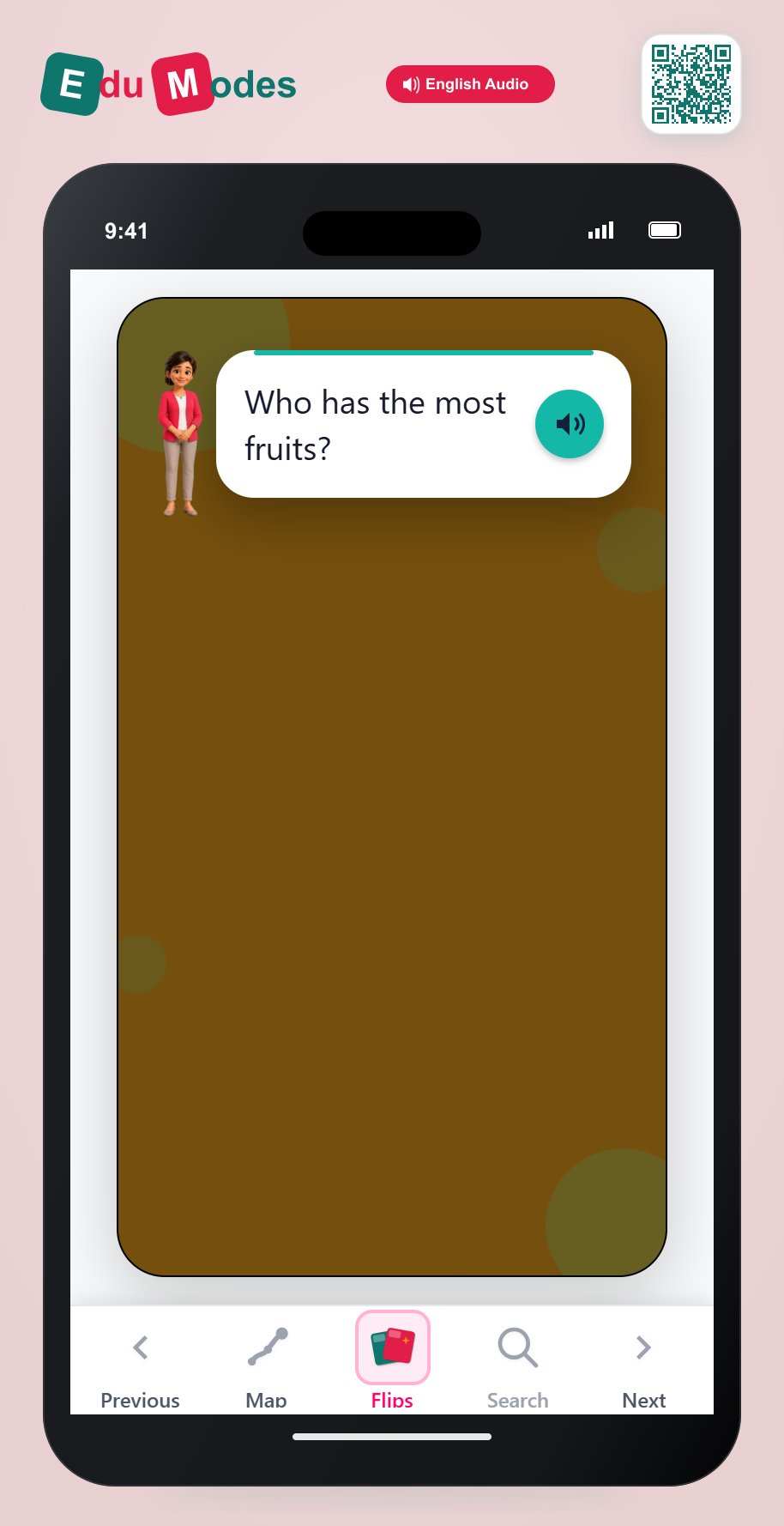 Who has the Most Fruits? - 4 Way - Interactive Learning Game Preview