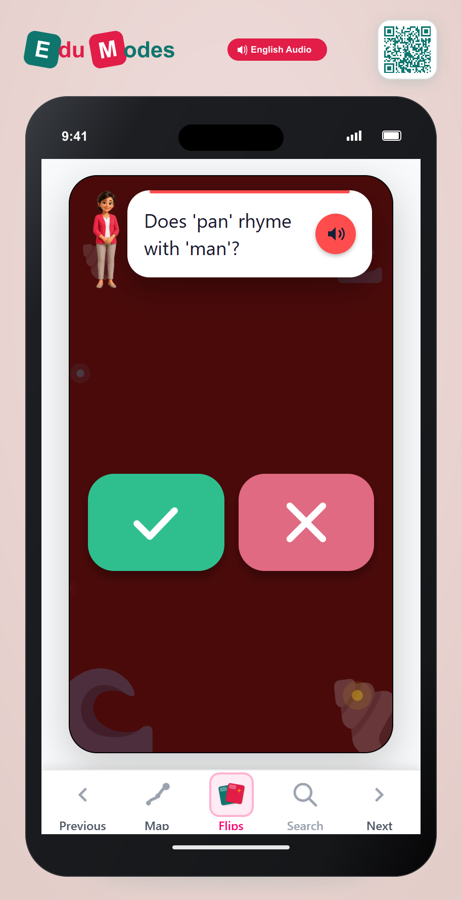 Rhyme Test 1 - Interactive Learning Game Preview