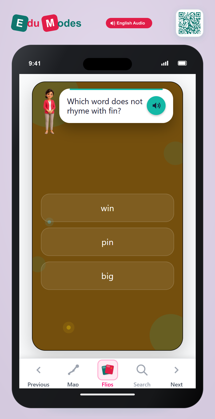 Rhyme Test 4 - Interactive Learning Game Preview