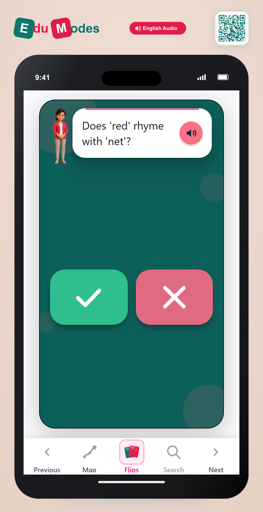 Rhyme Test 5 - Interactive Learning Game Preview