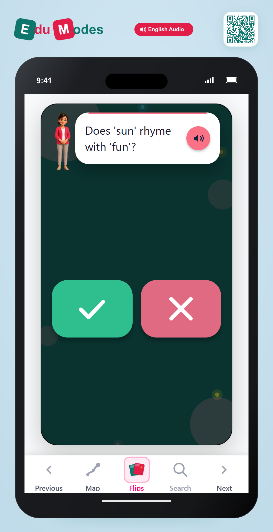 Rhyme Test 7 - Interactive Learning Game Preview