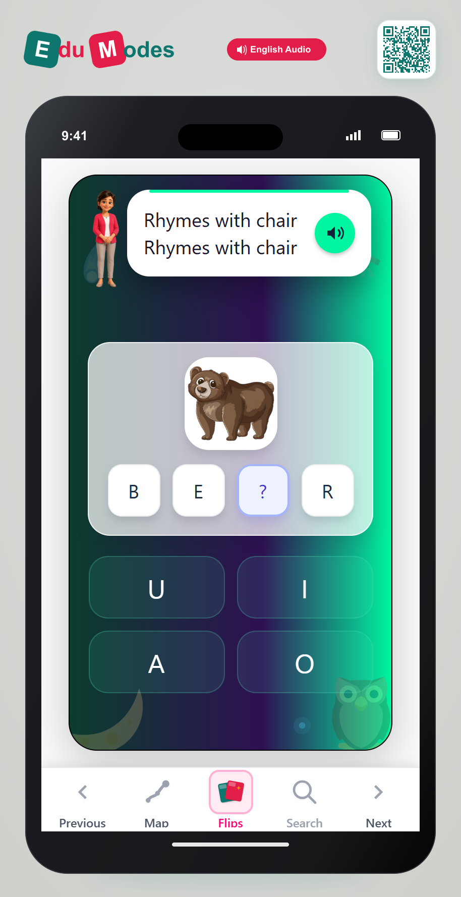 Rhyme Riddle: bear - Interactive Learning Game Preview