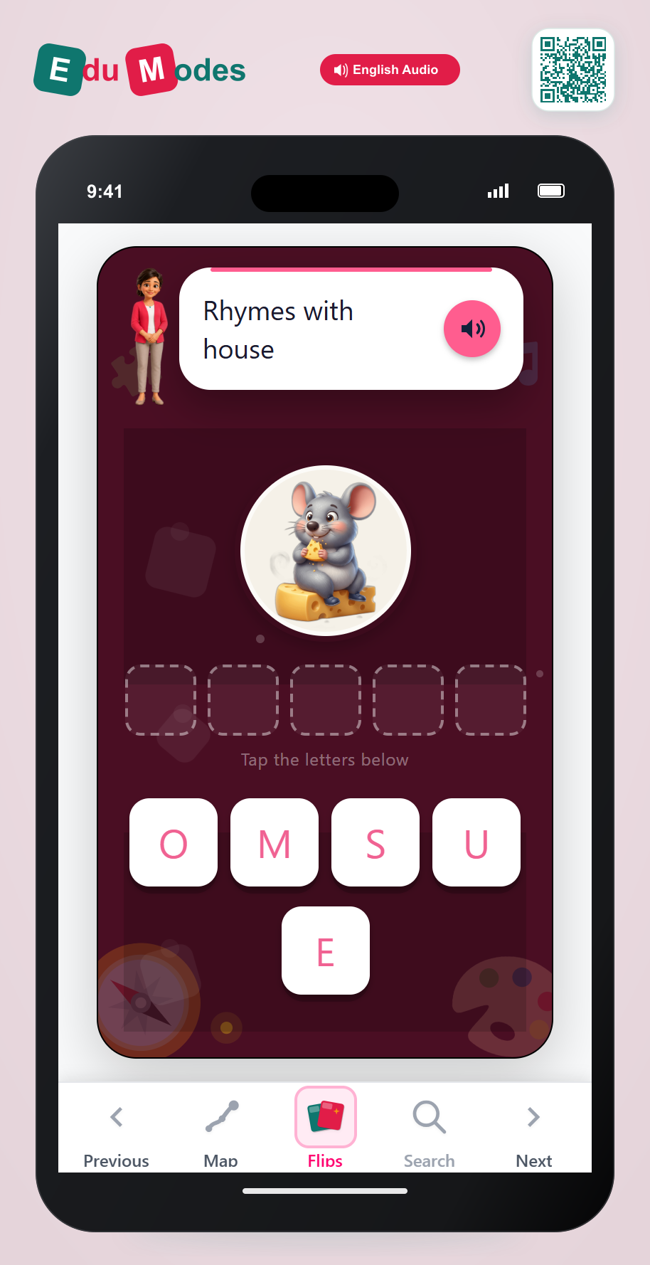 Rhyme Riddle: mouse - Interactive Learning Game Preview