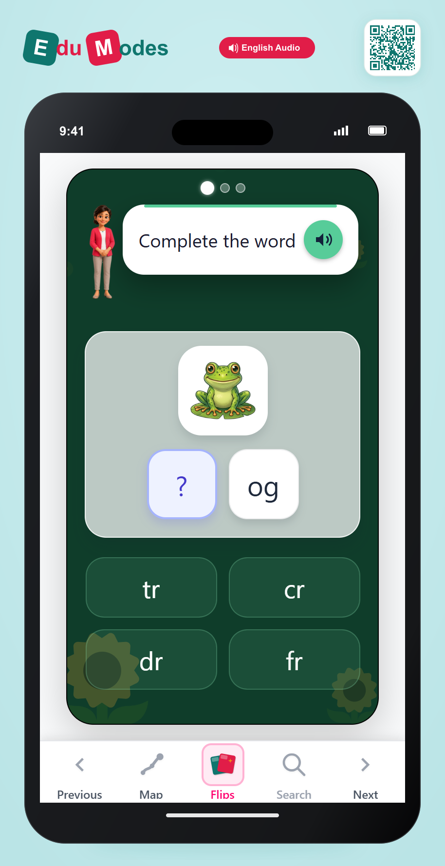 Complete Initial Blend 4 - Interactive Learning Game Preview
