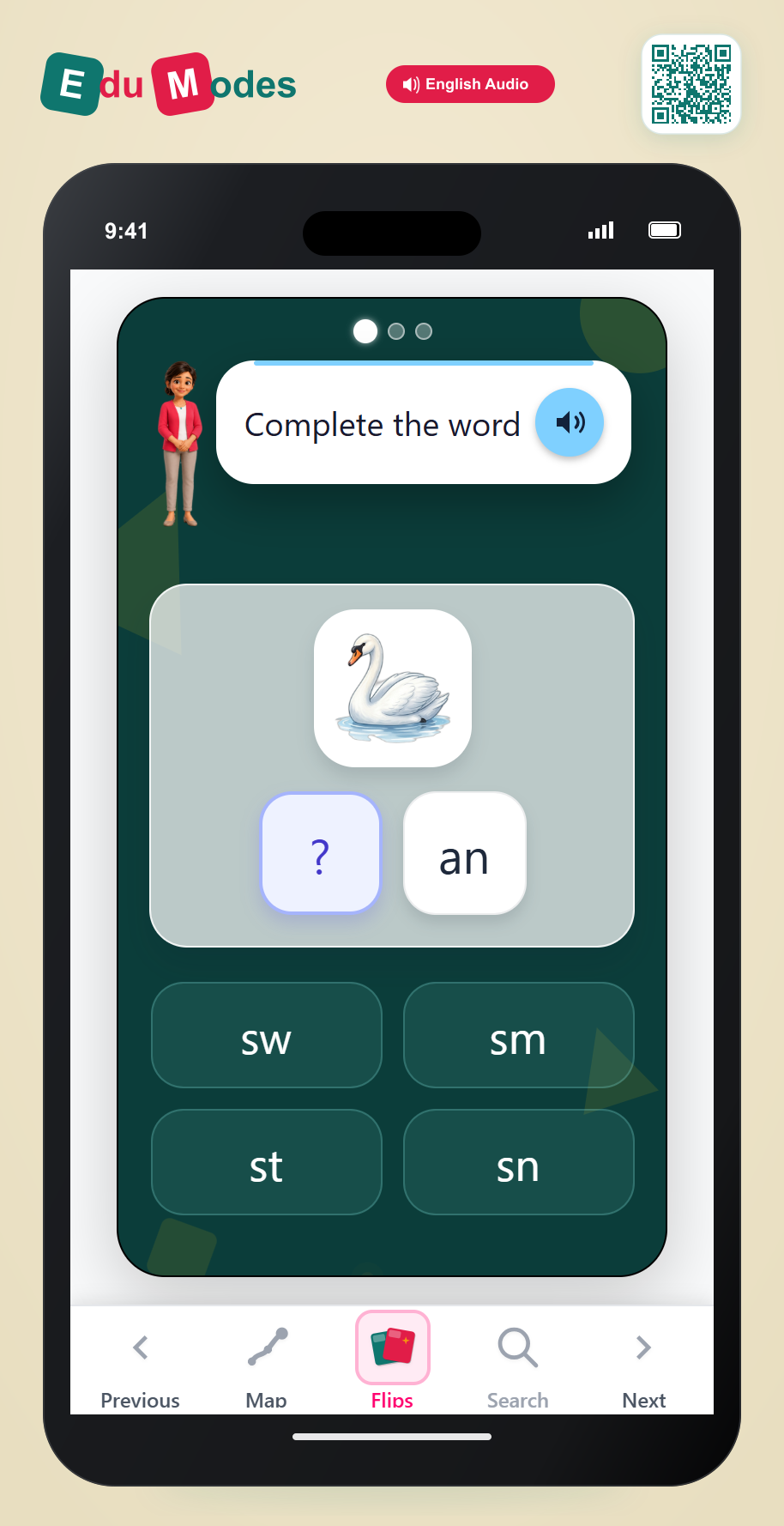 Complete Initial Blend 8 - Interactive Learning Game Preview