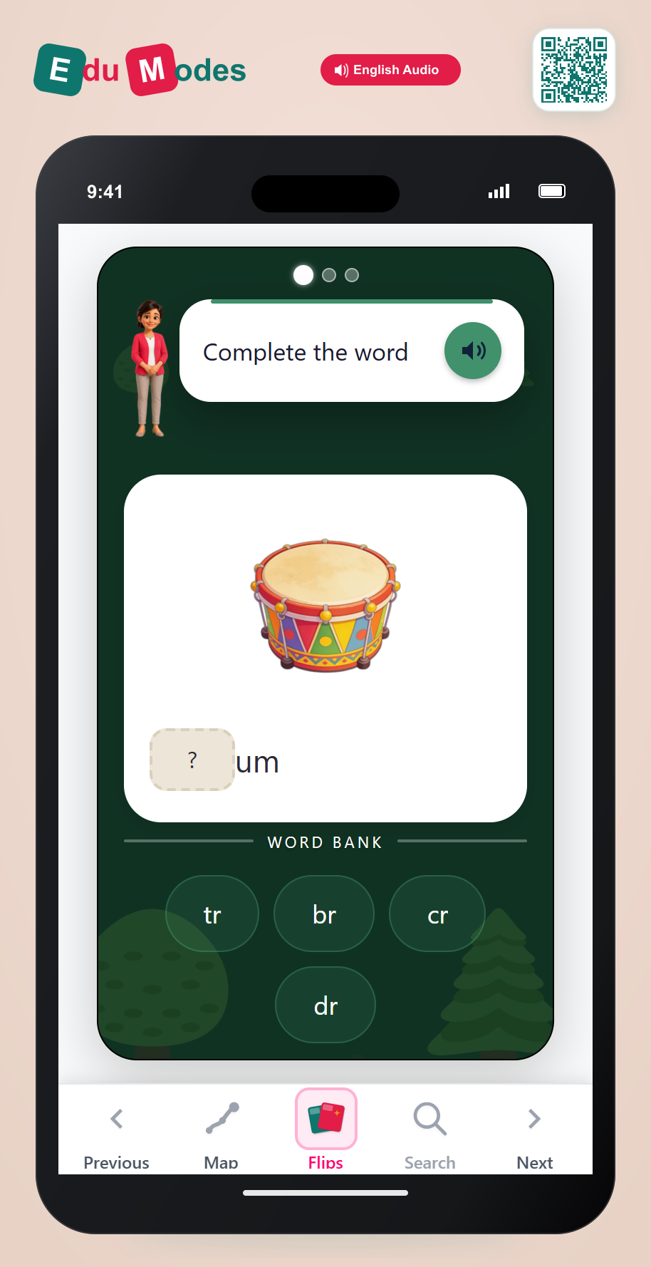 Complete Initial Blend 9 - Interactive Learning Game Preview
