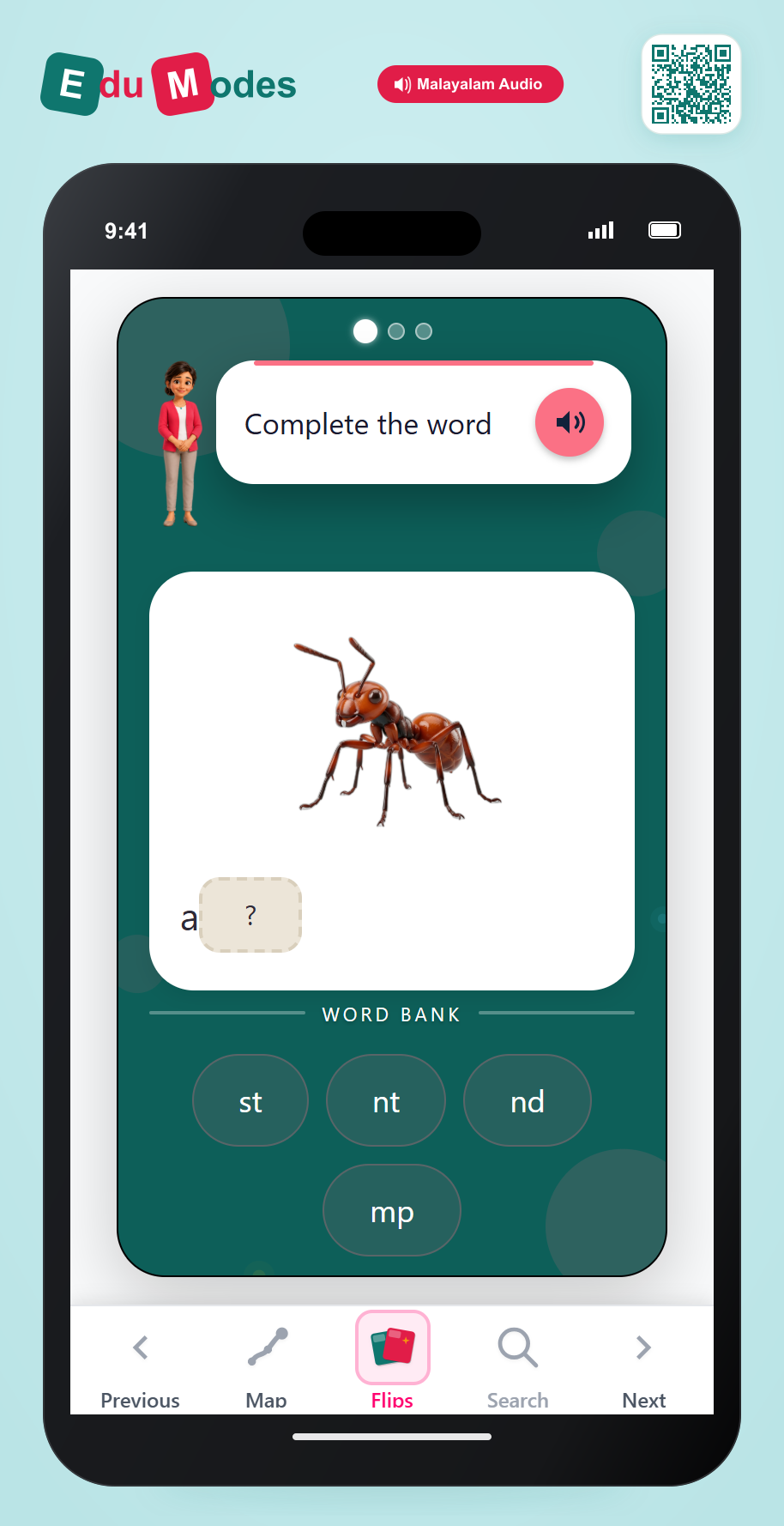 Complete Final Blend 4 (Malayalam) - Interactive Learning Game Preview