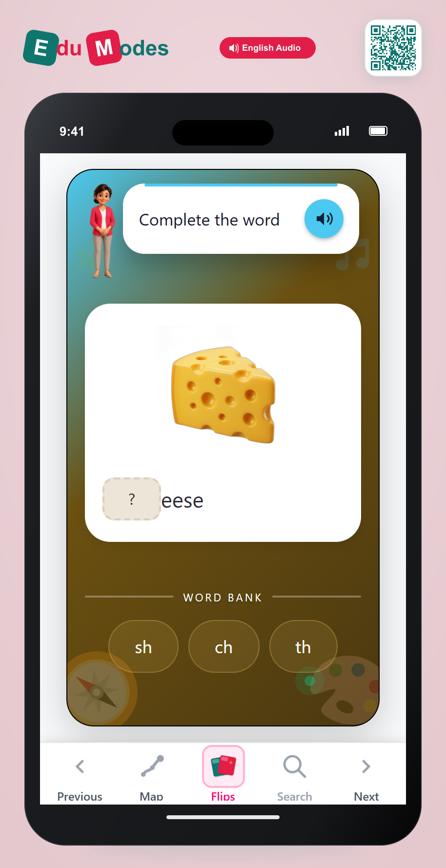 Spell cheese - Interactive Learning Game Preview