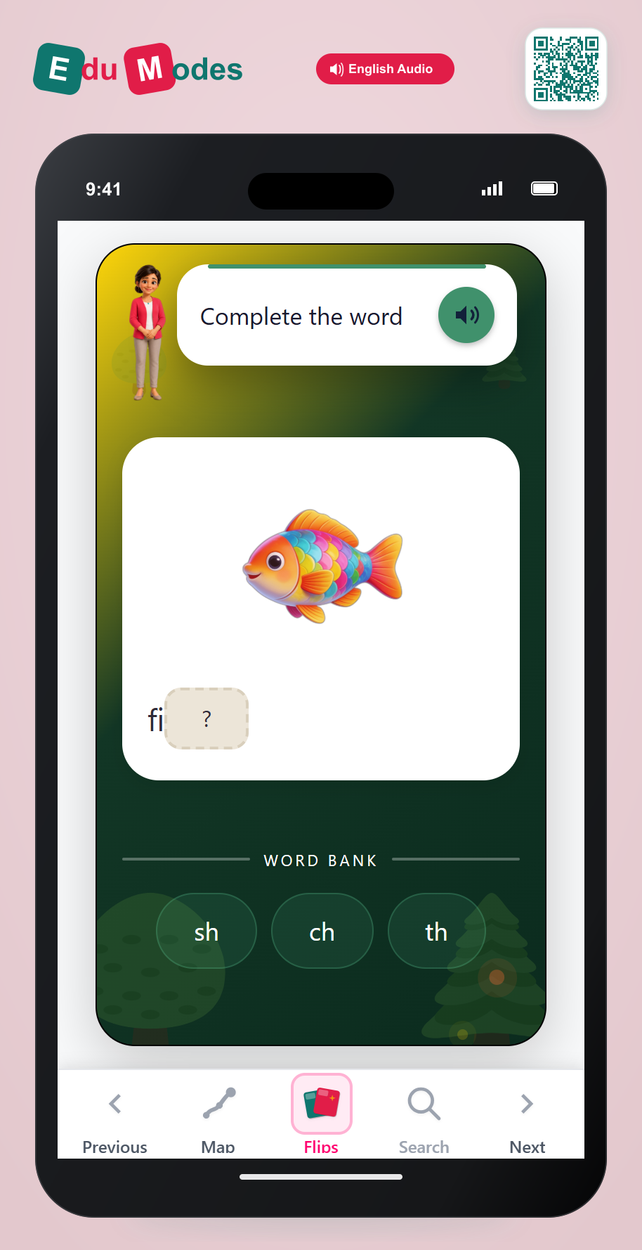 Spell fish - Interactive Learning Game Preview