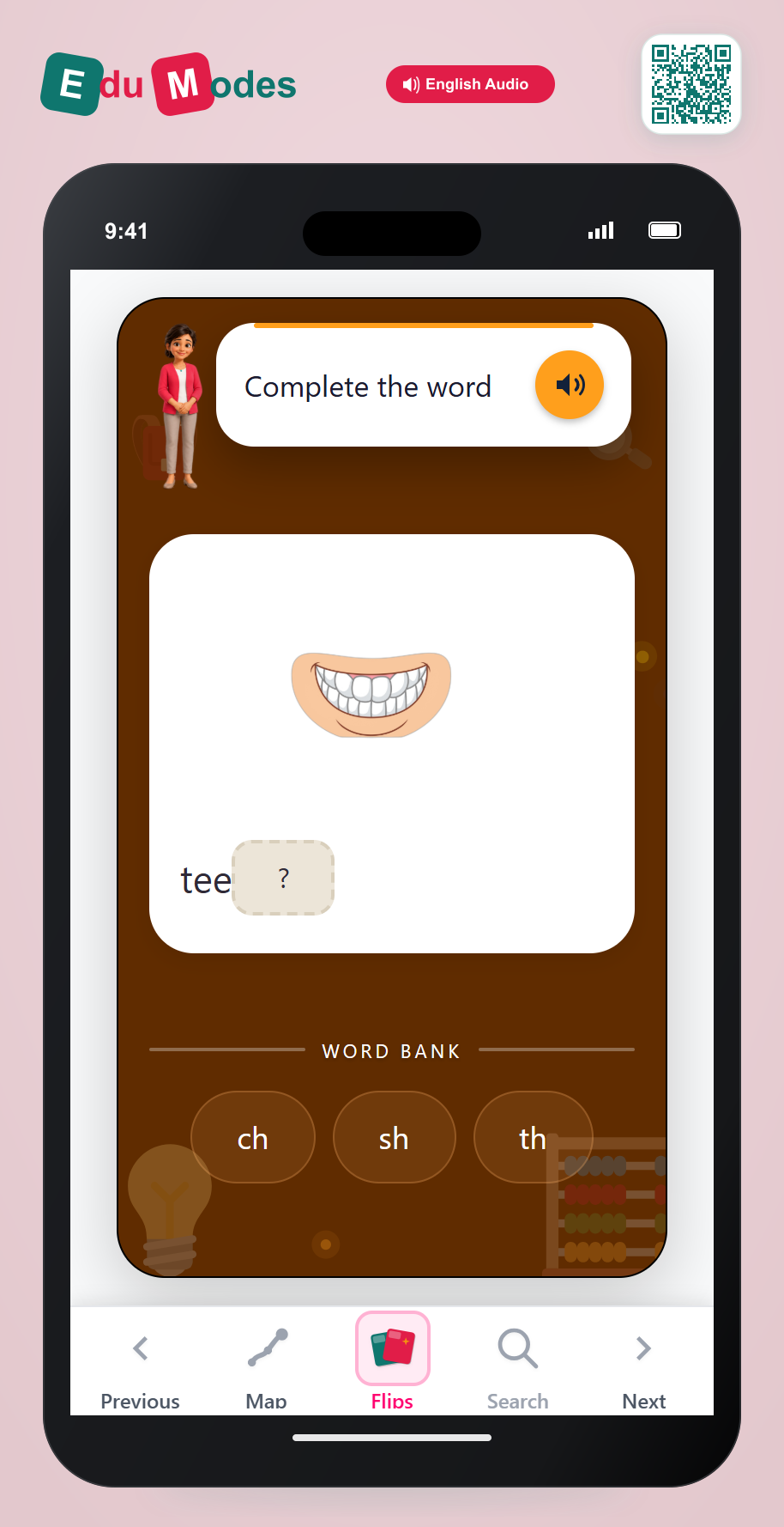 Spell teeth - Interactive Learning Game Preview