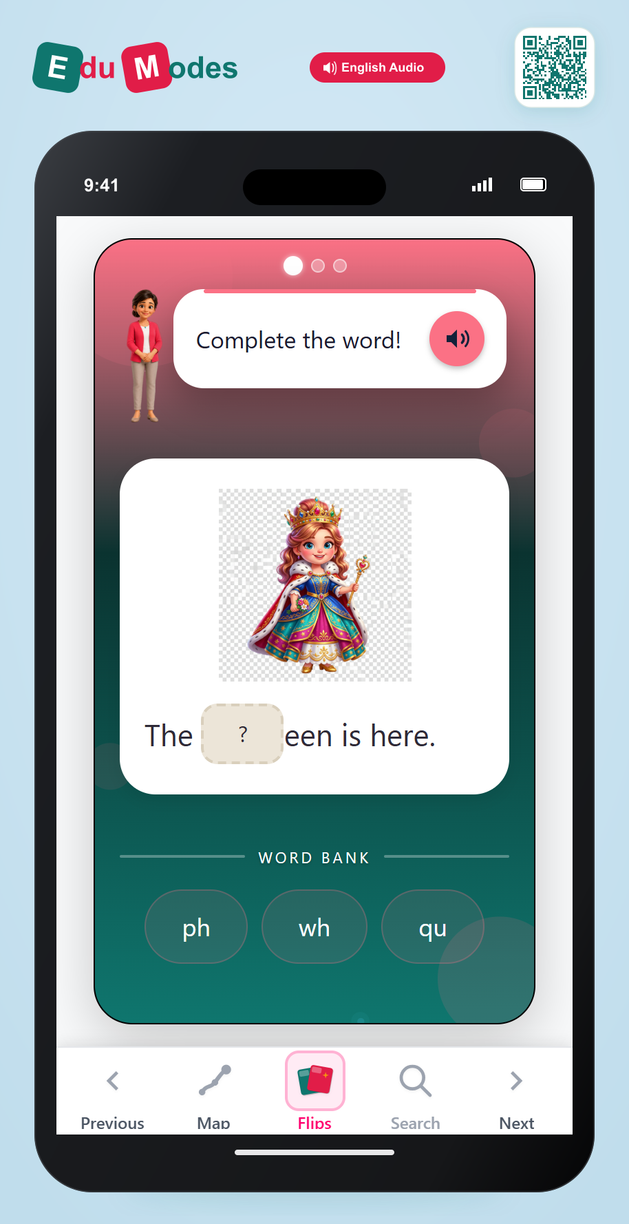 Initial Digraphs - Sentences - Interactive Learning Game Preview