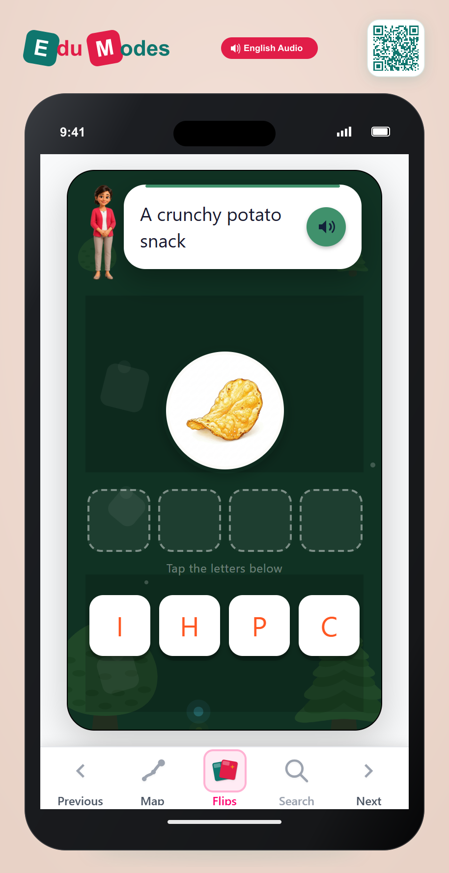 Spell chip - Interactive Learning Game Preview