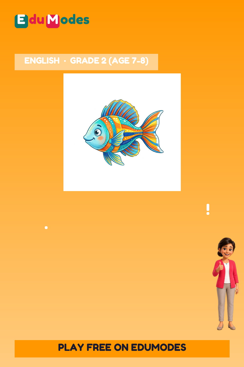 Spell fish (Spelling Practice) - Interactive Learning Game Preview