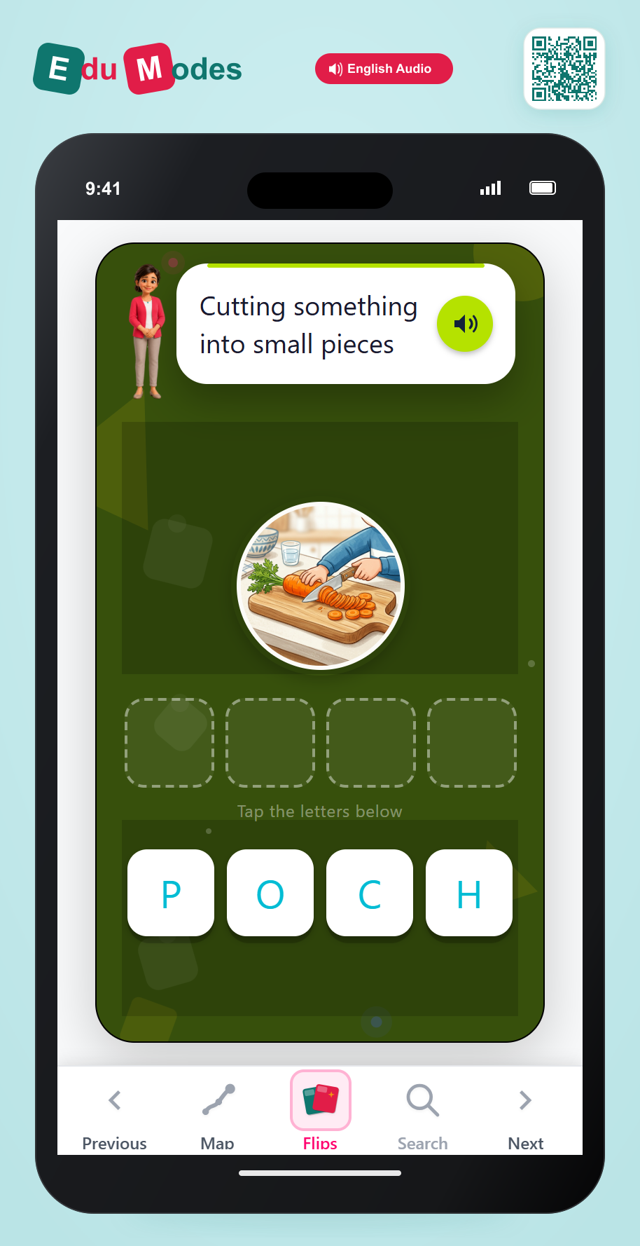 Spell chop - Interactive Learning Game Preview