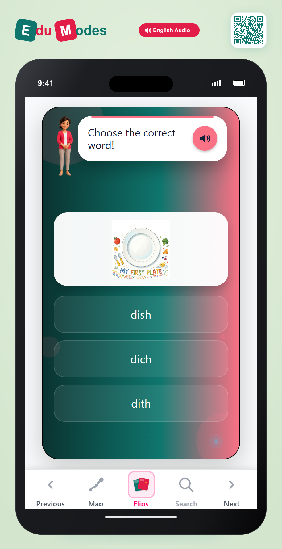 Spell dish - Interactive Learning Game Preview