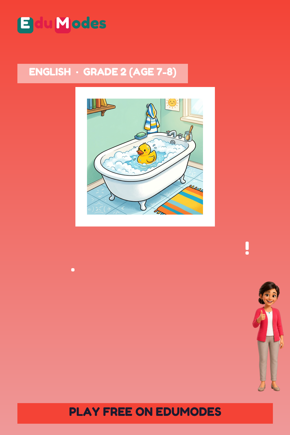 Spell bath (Spelling Practice) - Interactive Learning Game Preview