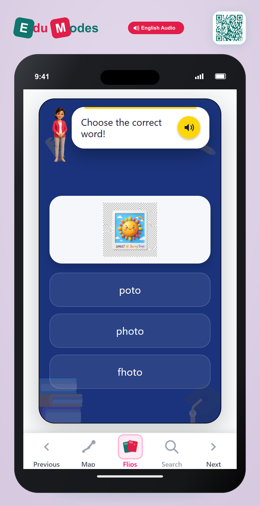 Spell photo - Interactive Learning Game Preview