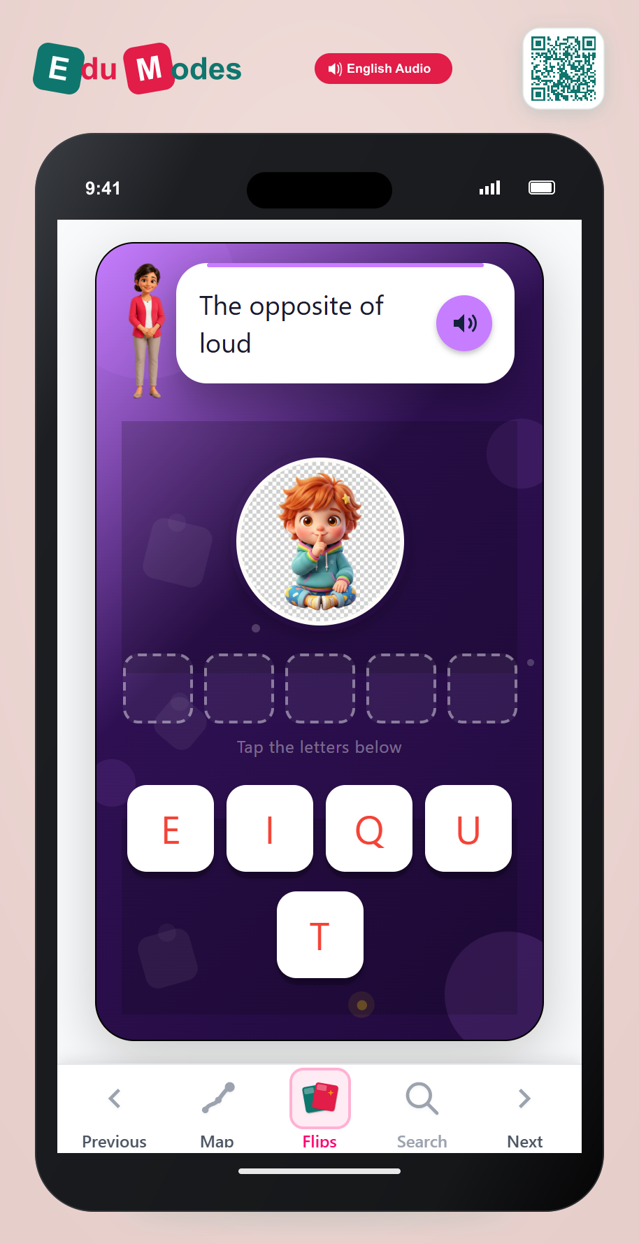 Spell quiet - Interactive Learning Game Preview