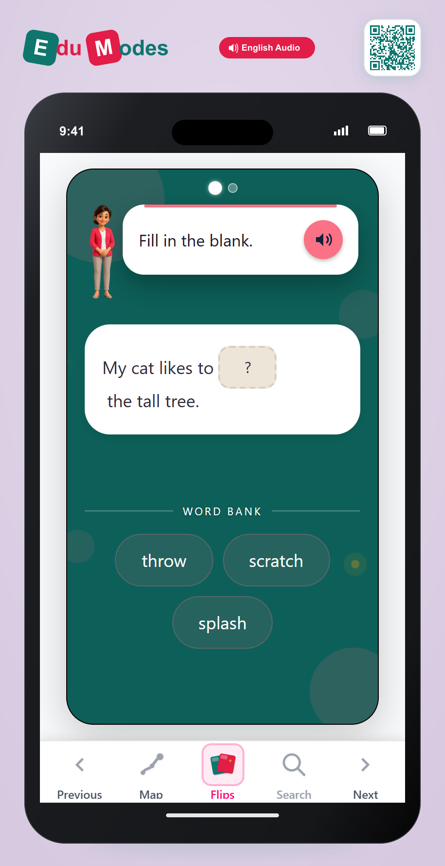 Sentences with scr blends - Interactive Learning Game Preview