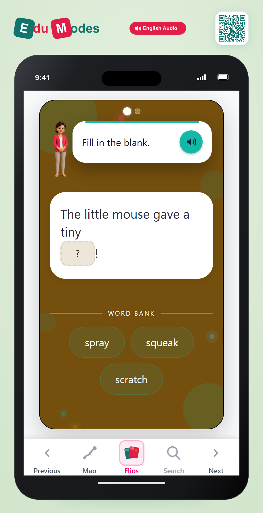 Mixed blends practice two - Interactive Learning Game Preview