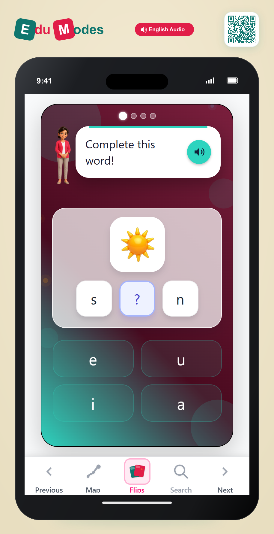 Short U vs A - Interactive Learning Game Preview