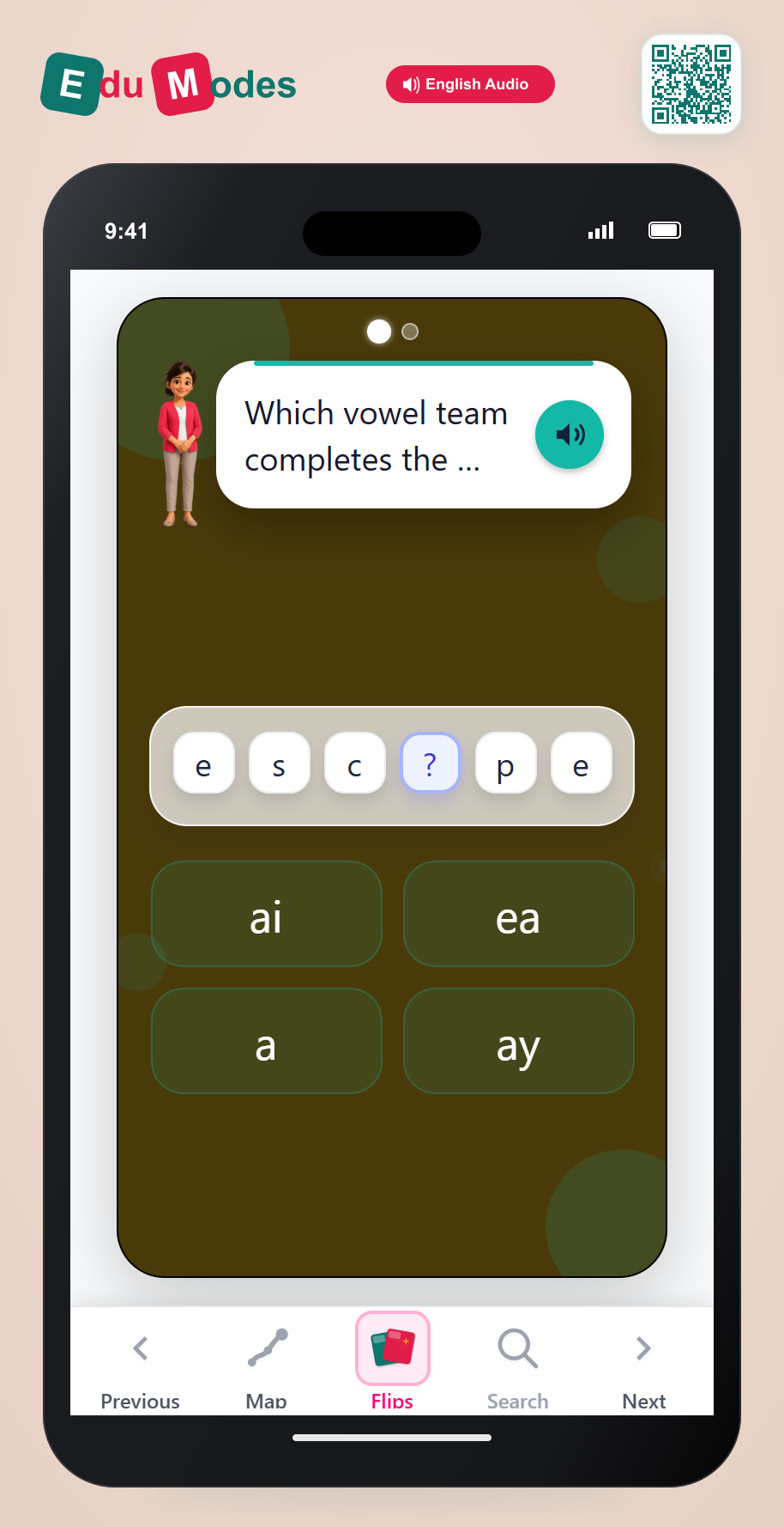 Spell Long A: a-e vs ai - Interactive Learning Game Preview