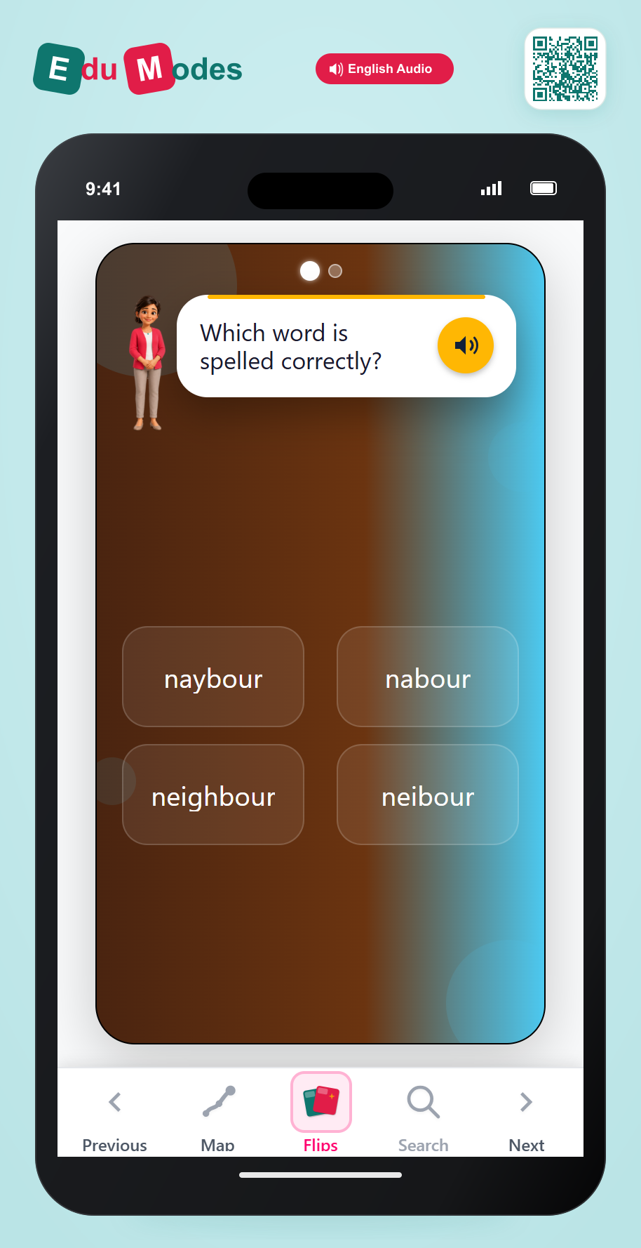 Choose the Correct Spelling: eigh - Interactive Learning Game Preview