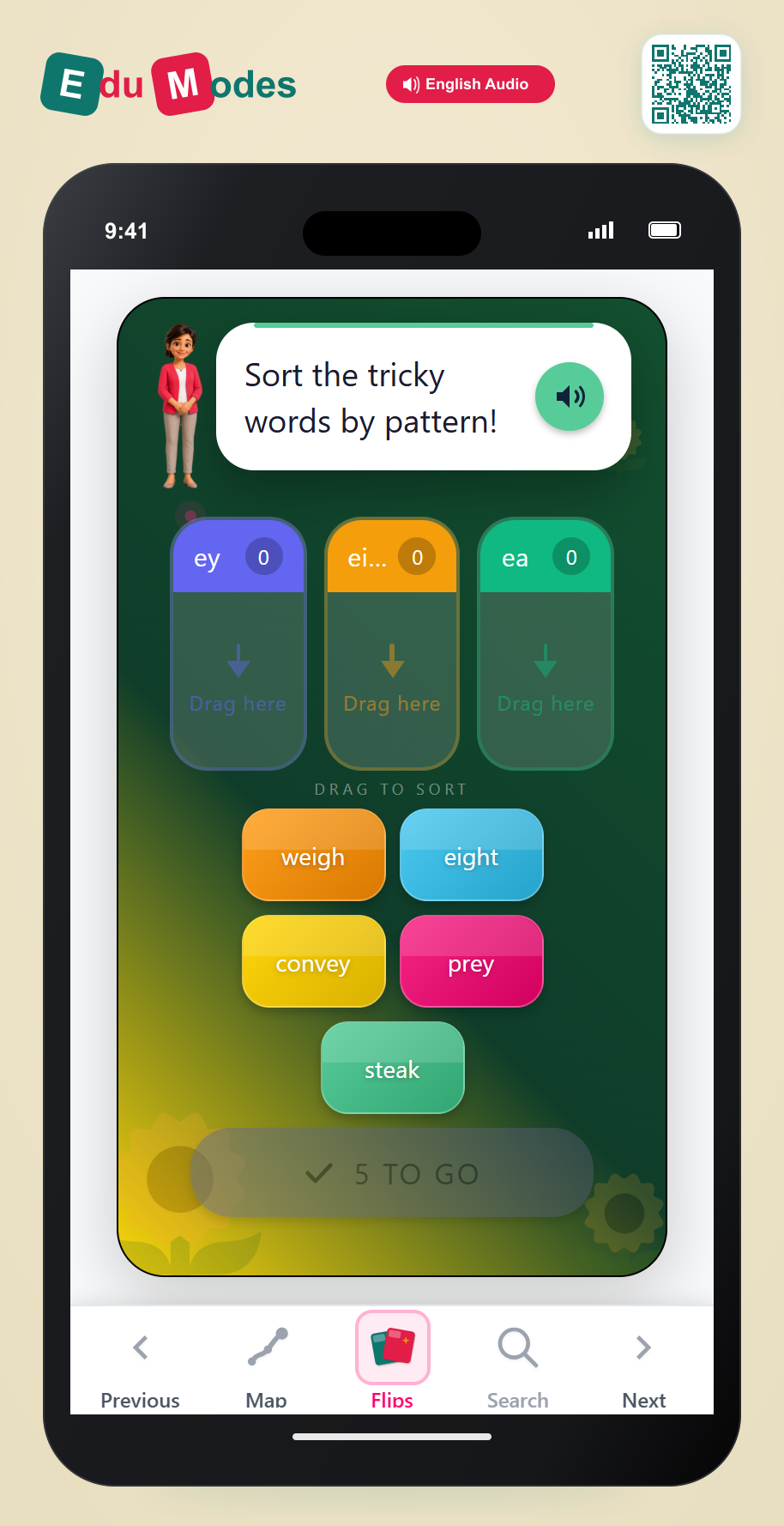 Sort Long A Tricky Patterns - Interactive Learning Game Preview