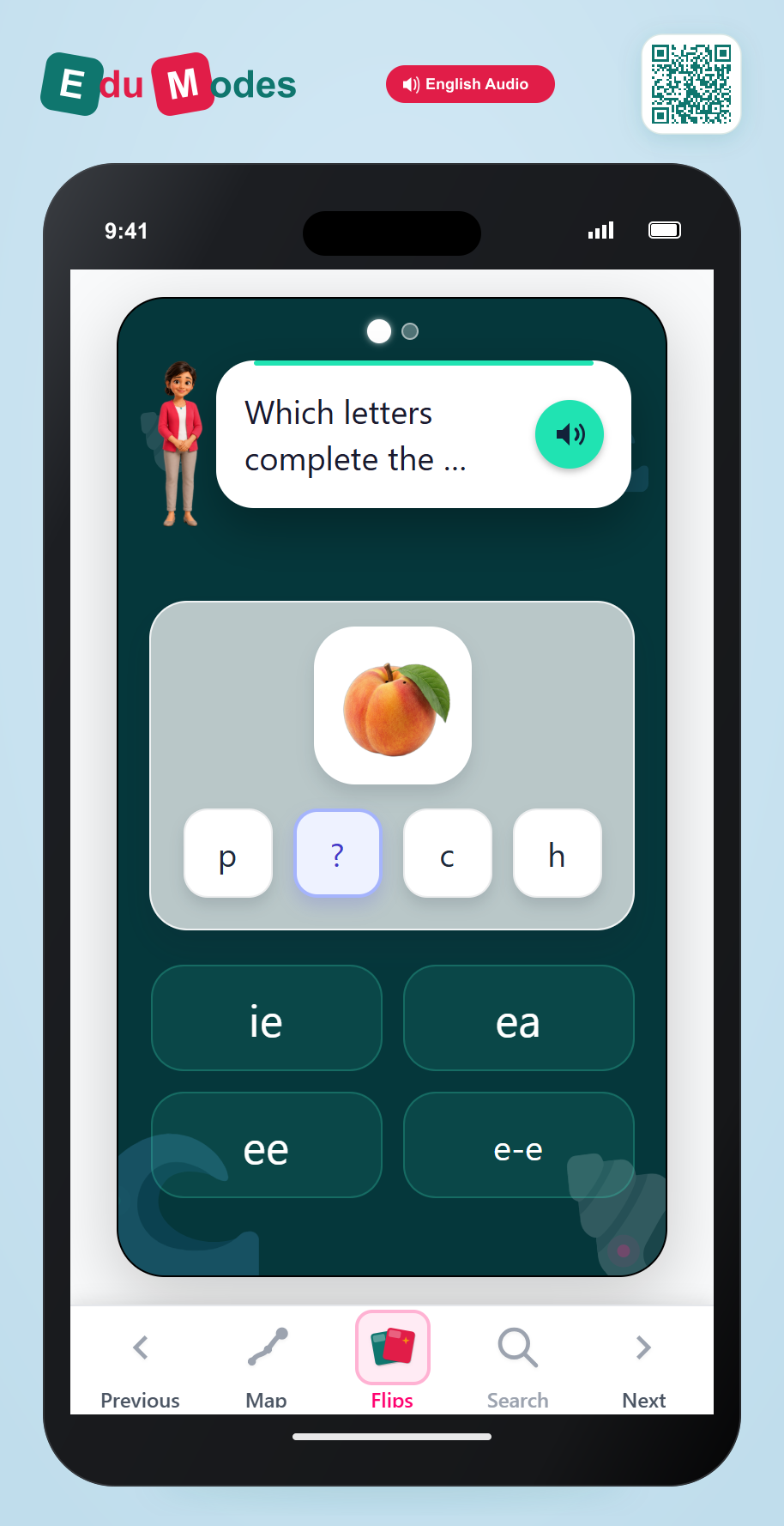 Spell Long E: Pattern ea - Interactive Learning Game Preview