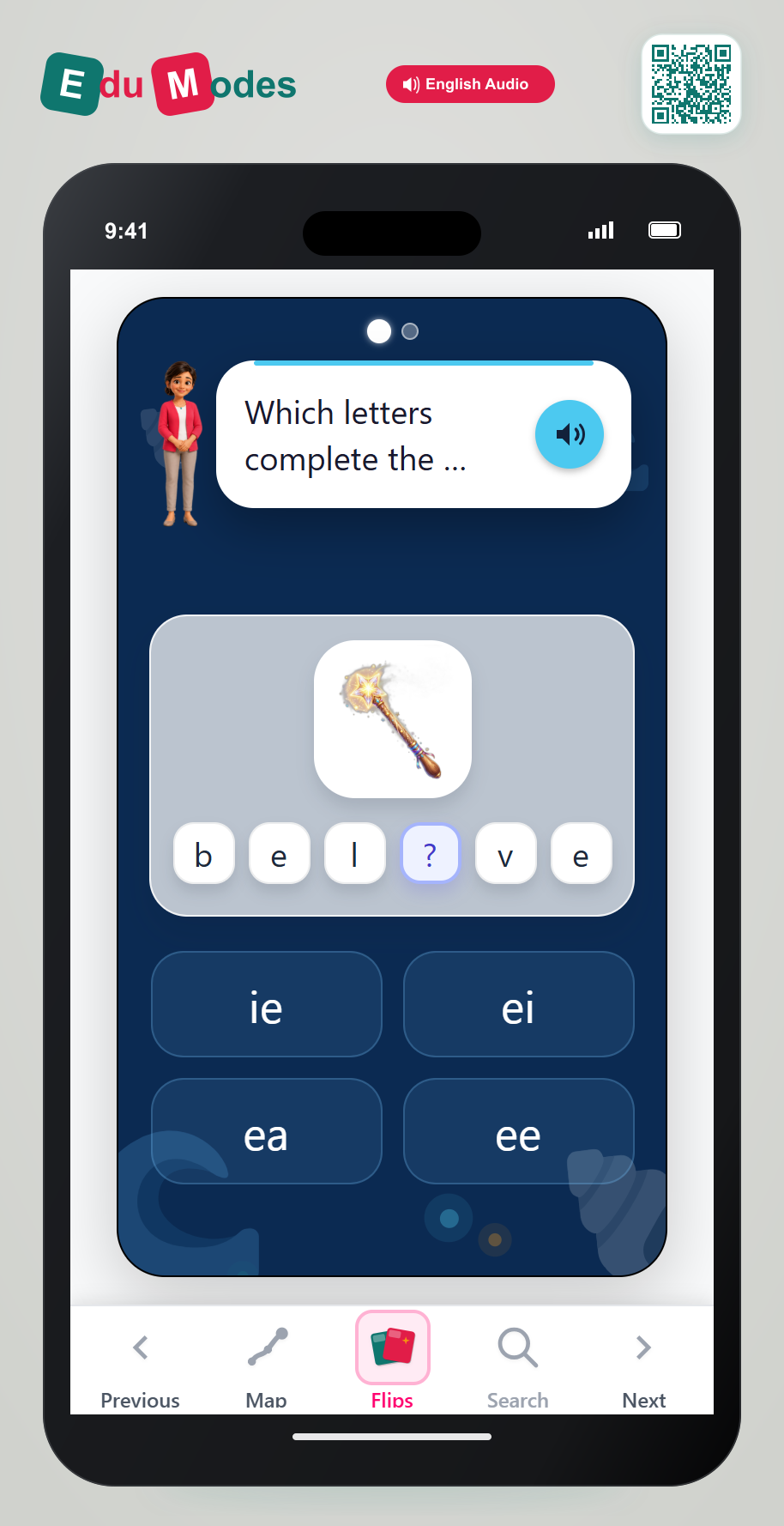 Spell Long E: Mixed Challenge - Interactive Learning Game Preview
