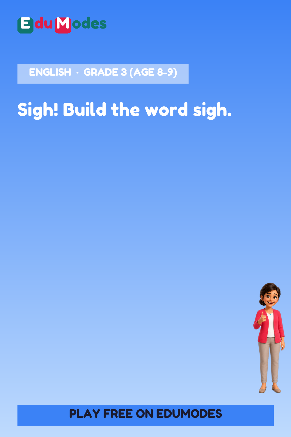Long 'i' Patterns: igh - Part 2 - Interactive Learning Game Preview