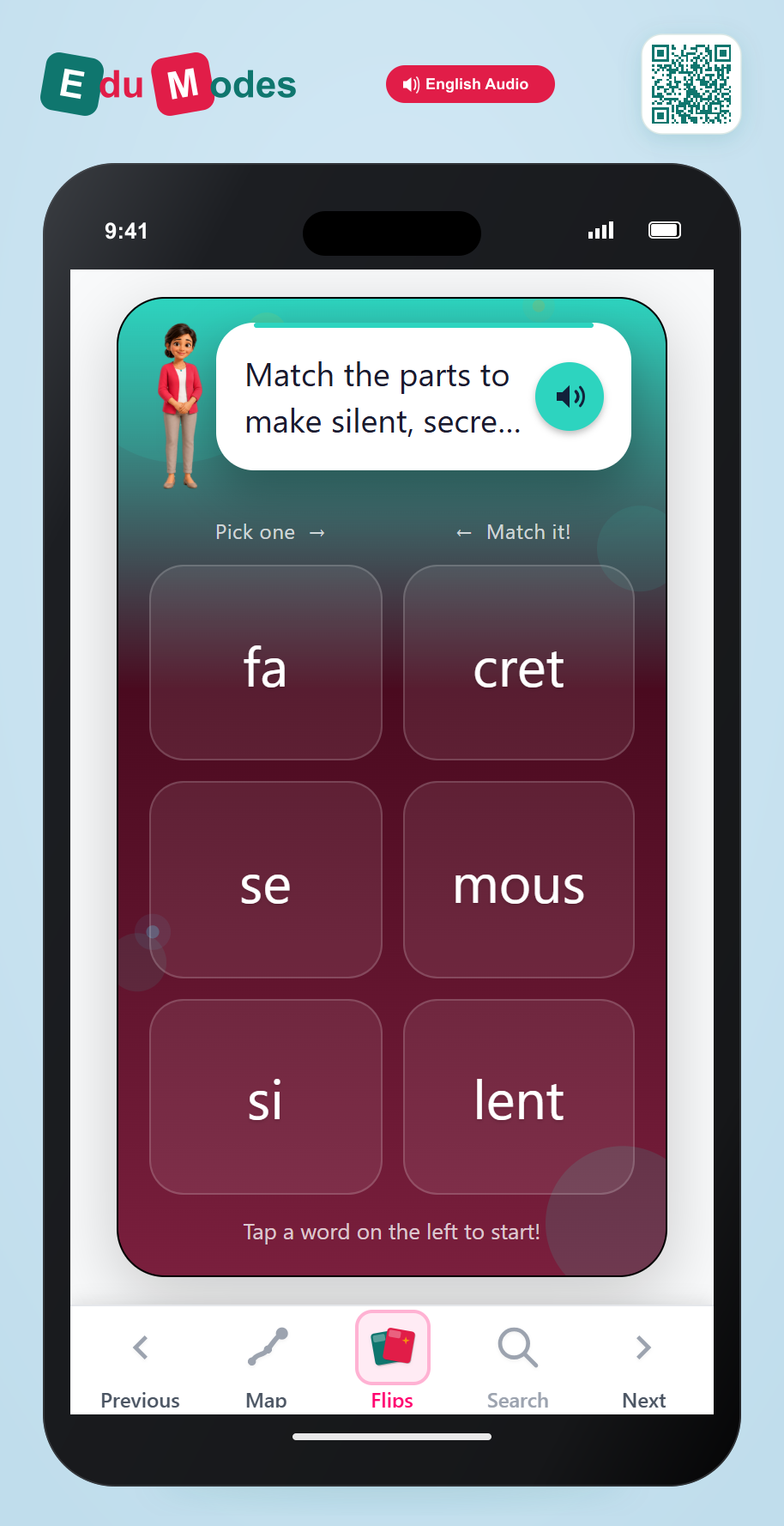 Match Syllables 2 - Interactive Learning Game Preview