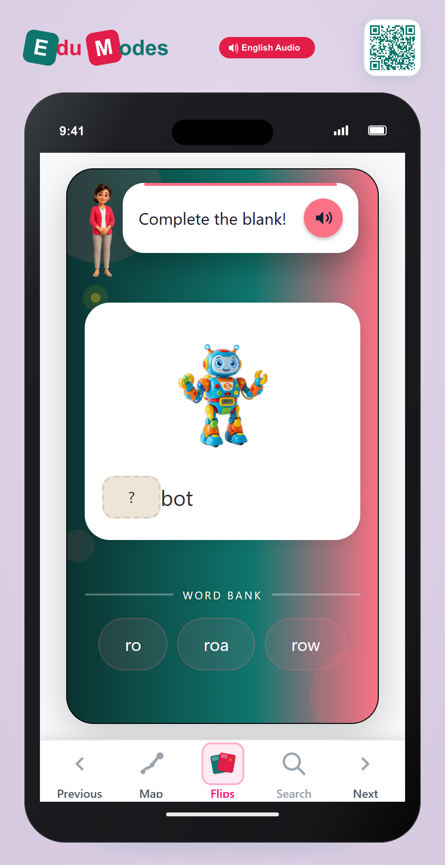 Robot - Interactive Learning Game Preview