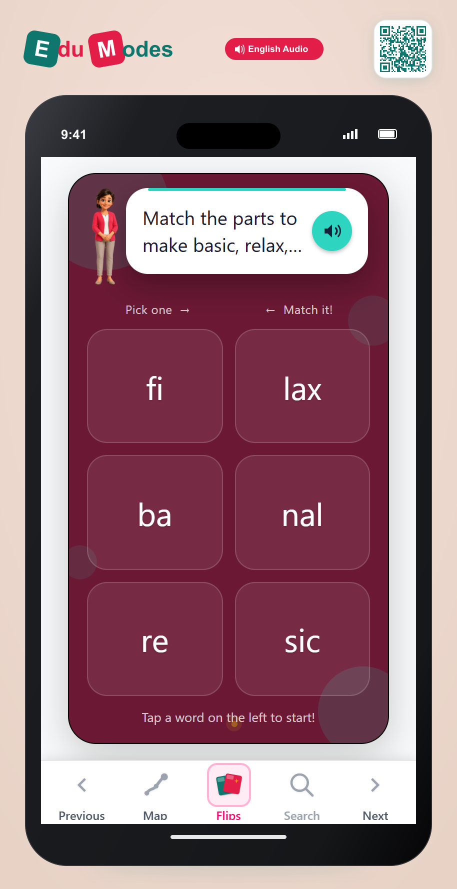 Match Syllables 3 - Interactive Learning Game Preview