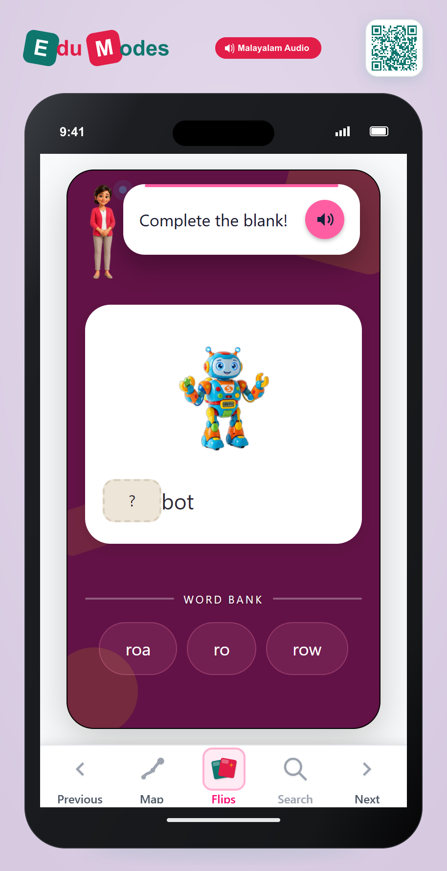Robot - Interactive Learning Game Preview