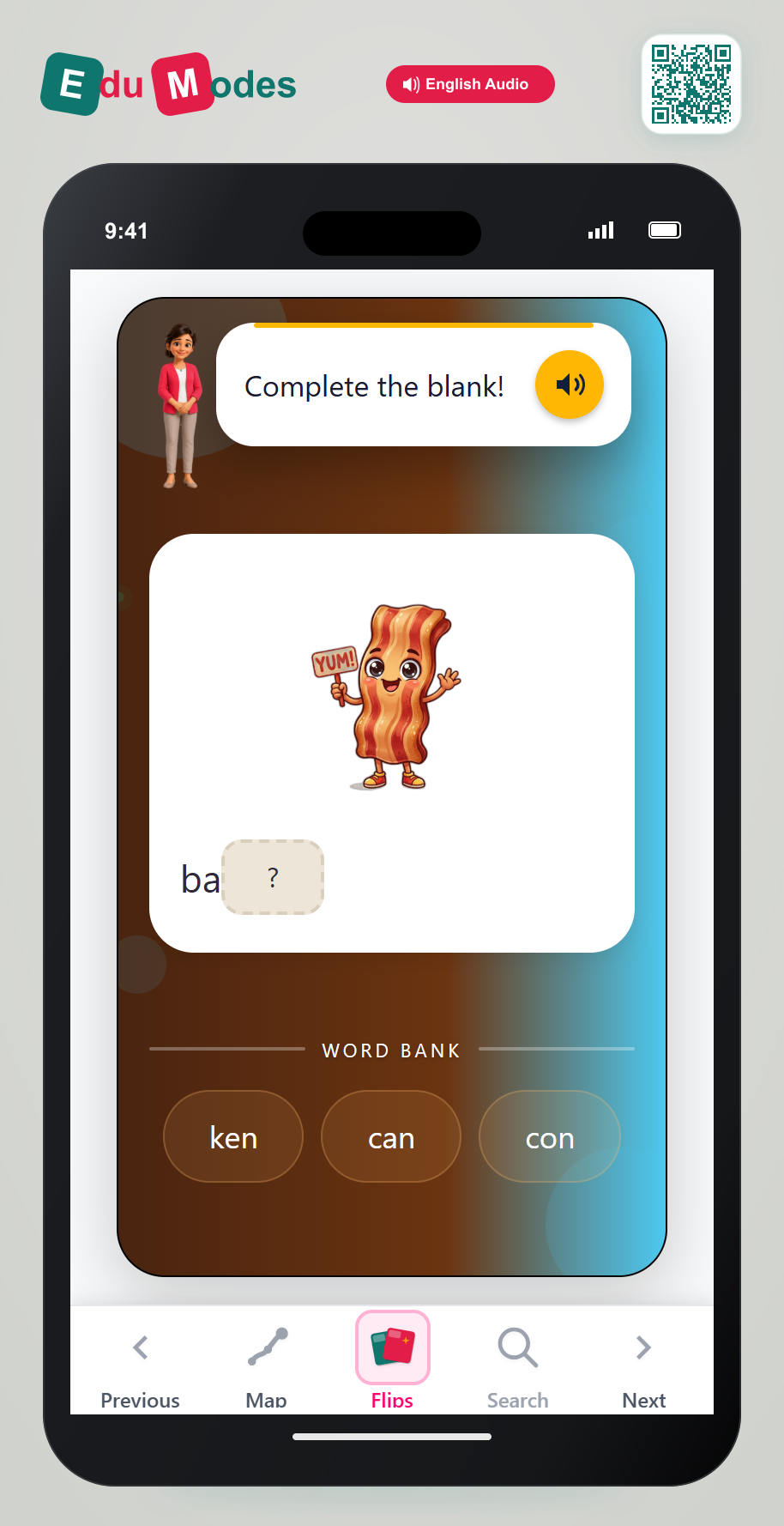 Bacon - Interactive Learning Game Preview