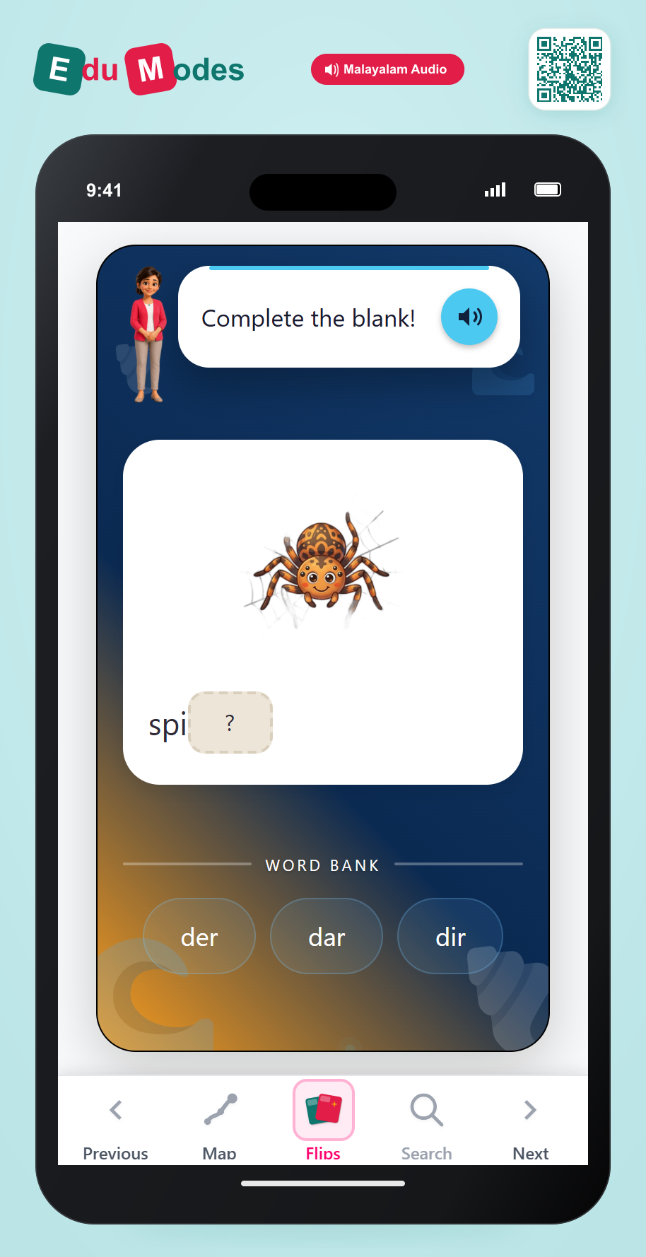 Spider - Interactive Learning Game Preview