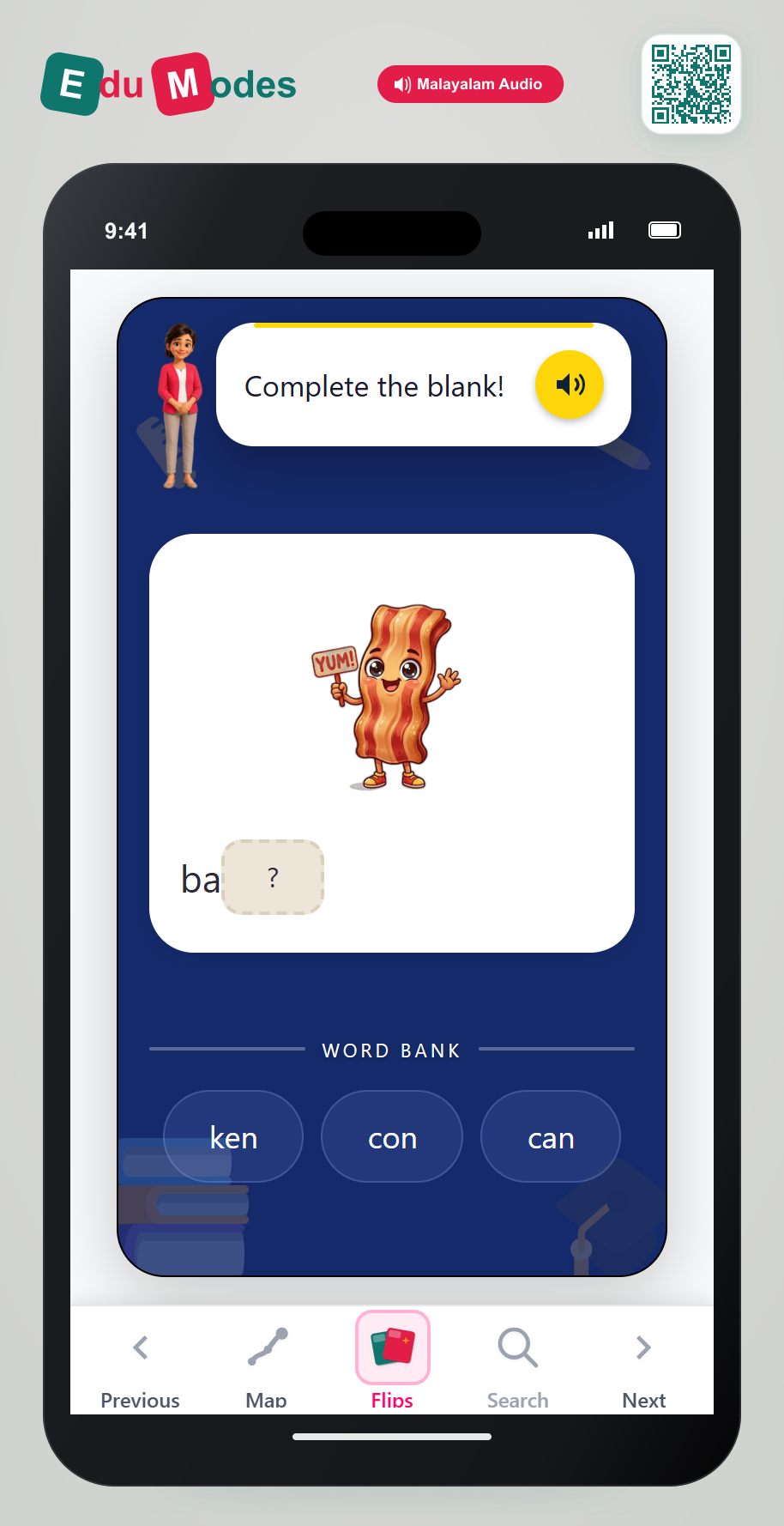 Bacon - Interactive Learning Game Preview